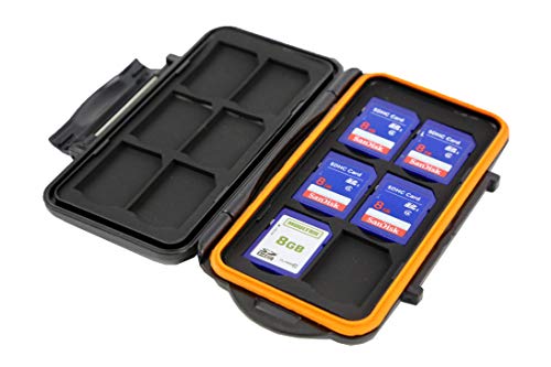 Hunt Perfect Compact Trail Camera SD Card Protective Case, Water Resistant, Shock Resistant, Protector Box Storage, Holder for 12 SD Cards, Tough Portable Box