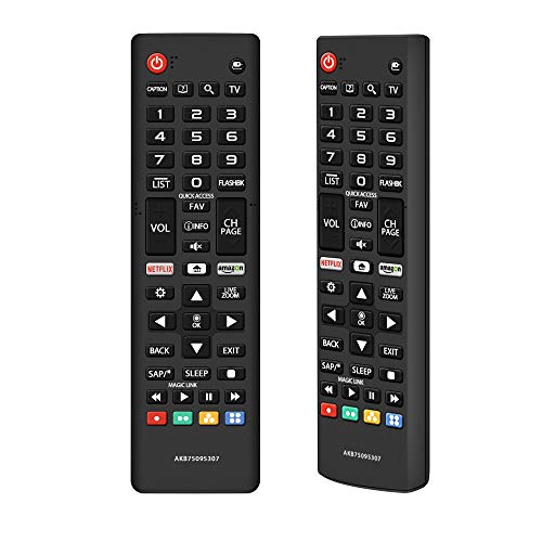 Gvirtue AKB75095307 Remote Control Compatible Replacement for LG TV 32LJ550B 55LJ5500 55UJ6050 43UJ6200 43UJ6500 43UJ6560 49UJ6500 49UJ6560 55UJ6520 55UJ6540 55UJ6580 60UJ6540