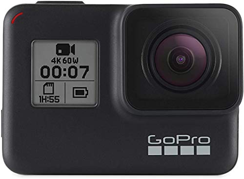 Book Cover GoPro Hero7 Black â€” Waterproof Action Camera with Touch Screen 4K Ultra HD Video 12MP Photos 720p Live Streaming Stabilization
