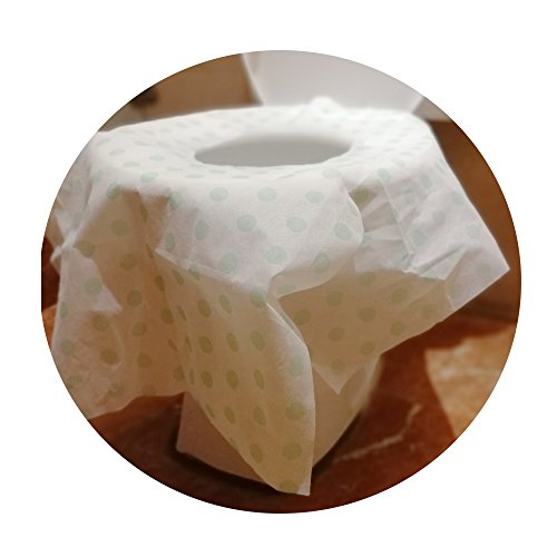 12pk Full Cover Disposable Potty Seat Cover in Individually Packaged Large Size Travel Toilet Seat Cover with Adhesive No Slip (12pk)