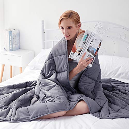 Book Cover GSLE Weighted Blanket (Grey, 48
