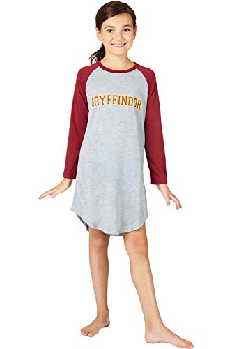 Book Cover Big Girls Harry Potter Pajama Nightgown Sleep Shirt (Gryffindor, 14)