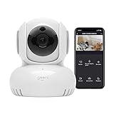 Geeni GN-CW010-199 Sentinel 720p Pan and Tilt 2-Way Talk Motion Detection Indoor Mini Wi-Fi Camera White