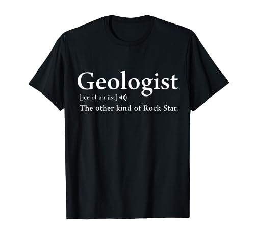 Hilarious Geologist Shirt Definition Funny Rock Star