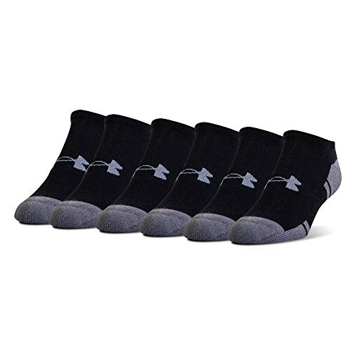Under Armour Adult Resistor 3.0 No Show Socks, 6-Pairs