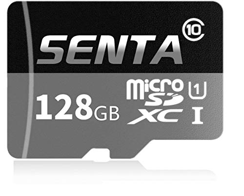 Book Cover SENTA 128GB Micro SD Card High Speed Class 10 Micro SD SDXC Card with Adapter for Android Smartphones, Tablets