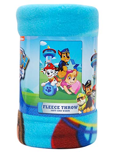 Book Cover Northwest The Company Paw Patrol Throw Blanket, 46 Inch x 60 Inch, Multicolor