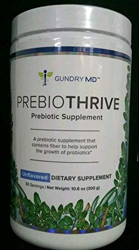 PREBIOTHRIVE Prebiotic Supplement for Digestive Support and Gut Health with Portable Travel Scoop