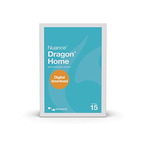 Dragon Home 15.0, Dictate Documents and Control your PC with Voice Recognition Software â€“ [PC Download]