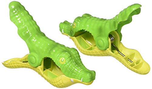 O2COOL BCP02 Alligator Boca Towel Clip, 1-Pack,