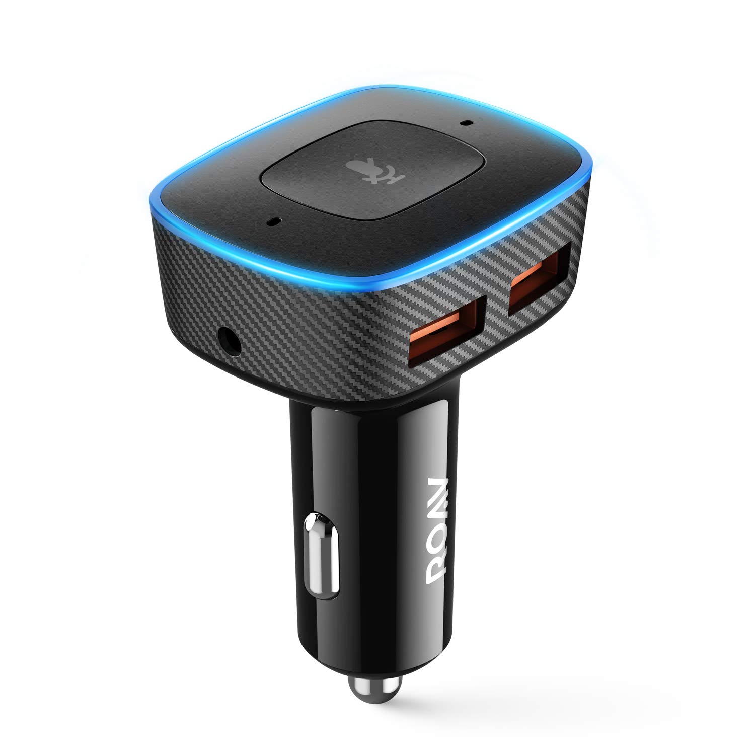 Book Cover Roav Viva Pro, by Anker, Alexa-Enabled 2-Port USB Car Charger for Navigation and Music Streaming, for Cars with Bluetooth/CarPlay/Android Auto/Aux-in/FM Reception