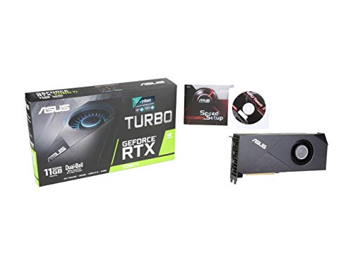 ASUS GeForceÂ® RTX 2080 Ti 11G Turbo Edition GDDR6 HDMI DP 1.4 Type-C graphics card (TURBO-RTX2080TI-11G)