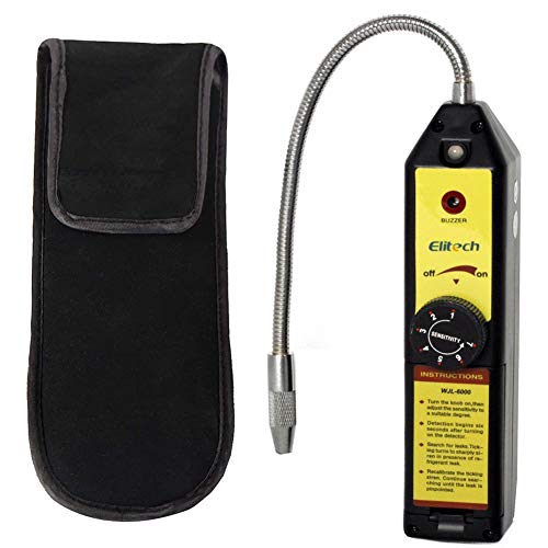 WJL-6000 Portable CFCs HCFCs HFCs Refrigerant Halogen Leak Detector Tester Air Conditioner Inspection Tool HVAC