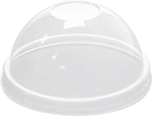 Karat C-KDL95-PET 8 oz 95mm PET Food Container Dome Lids (Case of 1000)