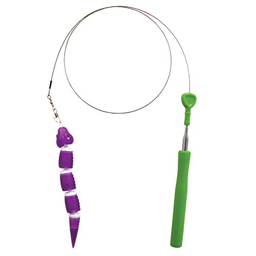 Jackson Galaxy Ground Wand With Worm Toy ( Color May Vary )