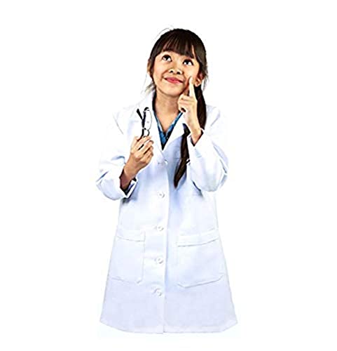 Natural Uniforms Childrens Unisex Labcoat Costume (8/10, White)