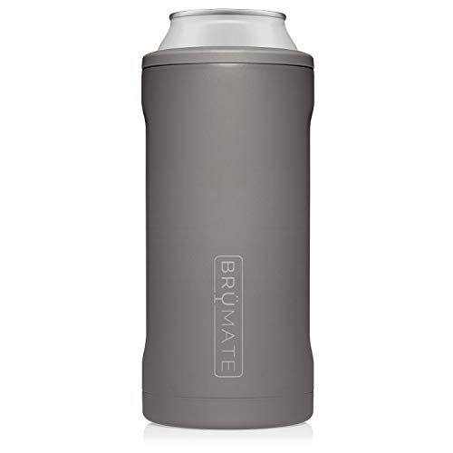 BrÃ¼Mate Hopsulator Juggernaut Double-walled Stainless Steel Insulated Can Cooler For 24 Oz And 25 Oz Cansâ€¦ (Matte Gray)