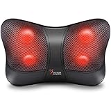 VIKTOR JURGEN Christmas Gifts for Mom Dad from Daughter Son, Back Massager with Heat, Shiatsu Kneading Massage Pillow for Neck, Shoulder,Lower Back, Unique Gifts for Men,Women,Mothers Day, Fathers Day