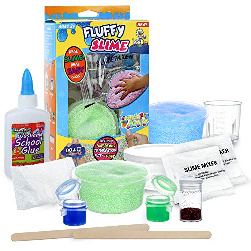 DmHirmg Slime Kit,DIY Slime Making Kit for Girls and Boys,Original Make Your Own Slime with Glue,Activator,Coloring for Best Chiristmas Gifts