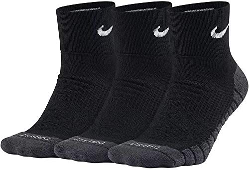 Nike Dry Cushion Quarter Training Socks 3-Pair Pack