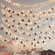 Book Cover Twinkle Star 200 LED 66 FT Copper String Lights Fairy String Lights 8 Modes LED String Lights USB Powered with Remote Control for Christmas Tree Wedding Party Home Decoration, Warm White