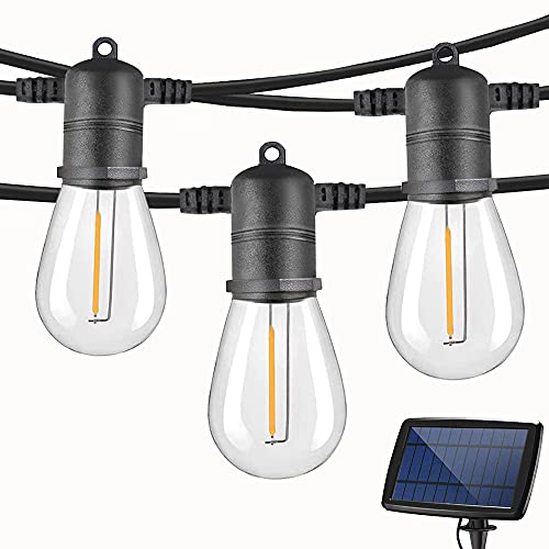 VMANOO Solar Outdoor Copper Wire Starry String Christmas Lights 32Ft 100 LED 8 Modes Fairy Patio Lighting for Outside Party Wedding Tents Garden Backyard Tree Decorations Indoor Balcony Decor Lights