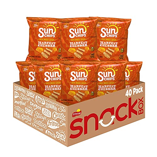 Book Cover Sunchips Multigrain, Harvest Cheddar, 1 Ounce (Pack of 40)