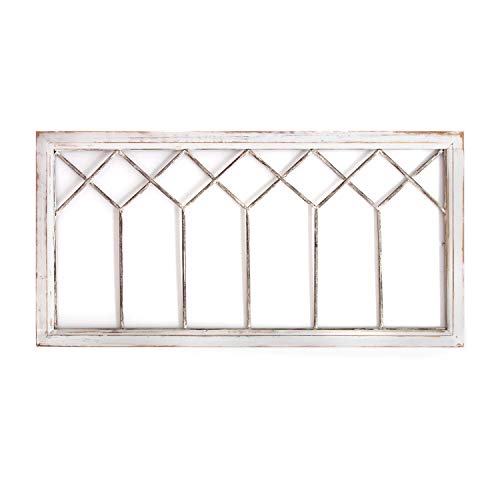 Stratton Home Decor -- Dropship, us home, SUHQX Stratton Home Distressed Window Panel Wall Decor Décor, Distressed White