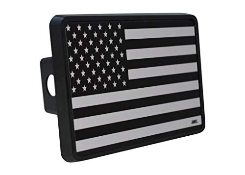 Rogue River Tactical USA American Flag Trailer Hitch Cover Plug US Patriotic Subdued Military Veteran Flag