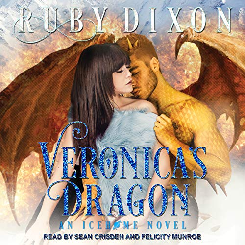 Book Cover Veronica's Dragon: A SciFi Alien Romance: Icehome Series, Book 2