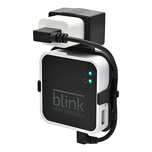 Aobelieve Wall Outlet Mount for Blink Sync Module 2, Black