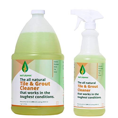 Tile Grout Cleaner - Rejuvenate Kitchen Floor, Bathroom Floors, Tiles - Heavy Duty Mold and Grime Remover (32 OUNCES)