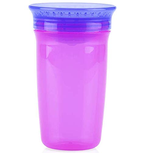 Nuby 1pk No Spill 360 Degree Wonder Cup (Pink)