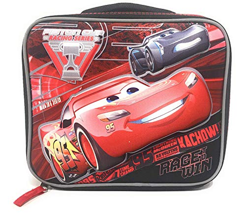 Book Cover UPD Disney Cars Boys Insulated School Lunch Bag with McQueen 3D Pop Up Molded Design