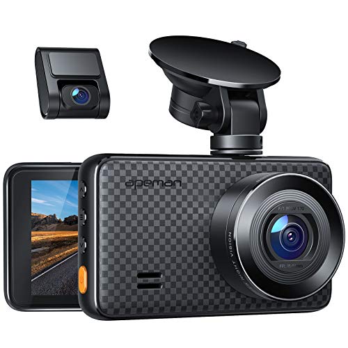 Book Cover APEMAN 2K &1080P Dual Dash Cam, 2688x1520P max, Support 128GB, Front and Rear Camera for Cars with 3 Inch IPS Screen, Driving Recorder with IR Sensor Night Vision, Motion Detection, Parking Monitor