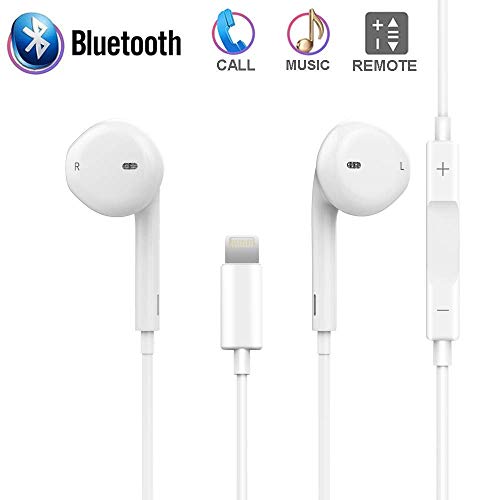 XBRN Compatible Earphones for IP X/ 7/Plus/ 8/Plus, Applicable Earphones Built in Microphone Earphones Stereo Headphones Noise Isolating Headset