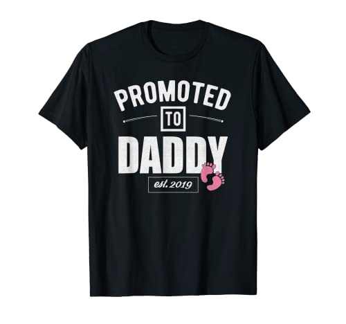 Mens Vintage Promoted to Daddy Its a Girl 2019 New Dad shirt