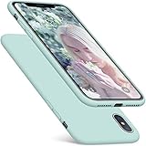 DTTO Case for iPhone Xs Max, [Romance Series] Silicone Case with Hybrid Protection for Apple iPhone Xs Max 6.5 Inch (2018 Released) - Mint Green