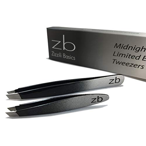 Zizzili Basics Tweezer Set - Limited Edition Ombre - Classic + Mini Slant - Best Tweezers for Eyebrow, Hair Removal and Your Precision Needs