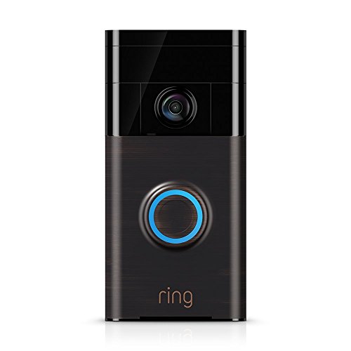 Book Cover Certified Refurbished Ring Wi-Fi Enabled Video Doorbell in Venetian Bronze, Works with Alex