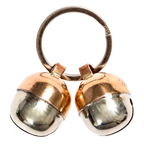 Beau's Bells 2 Extra Loud Cat & Dog Bells | Pet Tracker | Save Birds & Wildlife | Luxury Handmade Copper (Medium)