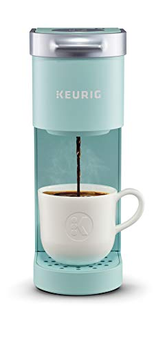 Book Cover Keurig K-Mini Coffee Maker, Single Serve K-Cup Pod Coffee Brewer, 6 to 12 Oz. Brew Sizes, Oasis