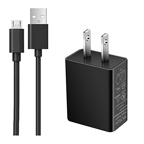 Book Cover Kindle Fire Charger, [UL Listed] Fast Charger with 5 Ft Extra Long Micro-USB Cable Compatible Kindle Fire HD, HDX 6