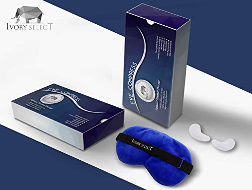 Ivory Select Moist Heat Eye Compress & FREE Collagen Eye Mask | Relieve Dry eyes, Puffy eyes, Headaches, Natural and Doctor Recommended