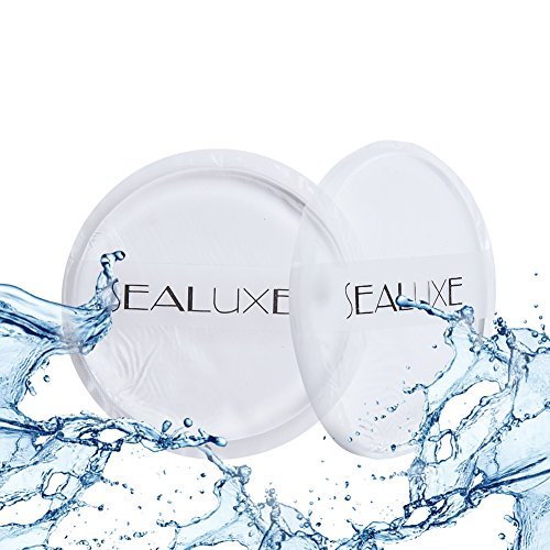 Silicone Makeup Sponge 2 Pack Premium Quality Silisponge -Easy To Wash Beauty Sponge Applicator for Flawless Application of Liquid Foundation,Primer, Concealer by SEALUXE