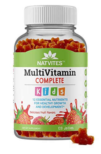 Natvites Multivitamin & Multimineral Pectin Gummies for Kids, 120Count