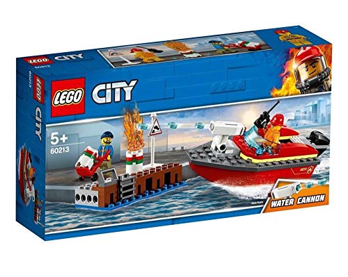 LEGO City Fire Brigade Dock Side Fire 60213 (97 parts) - 2019