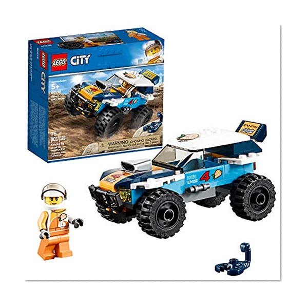 Book Cover LEGO City Great Vehicles Desert Rally Racer 60218 Building Kit , New 2019 (75 Piece)