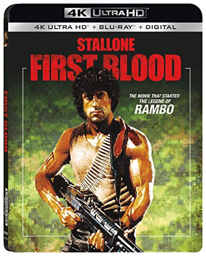 Book Cover RAMBO: FIRST BLOOD 4K Ultra HD + Blu-ray + Digital