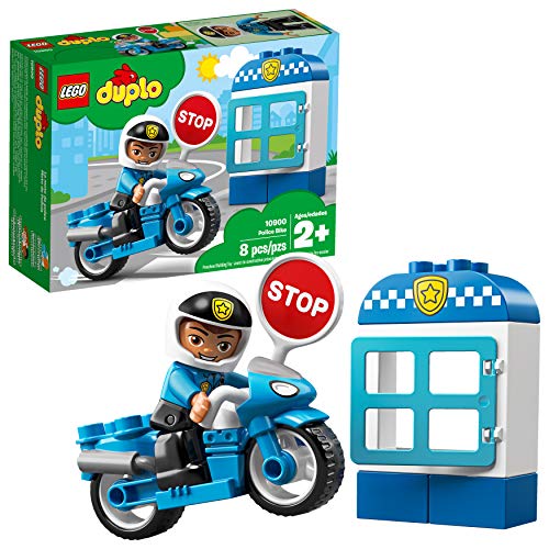 Book Cover LEGO DUPLO Town Police Bike 10900 Building Blocks (8 Pieces)